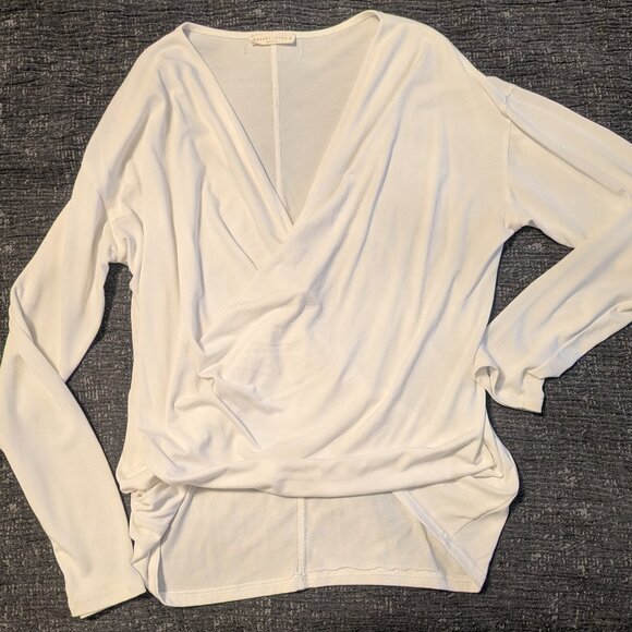 Wasabi + Mint White Top - Picture 1 of 2